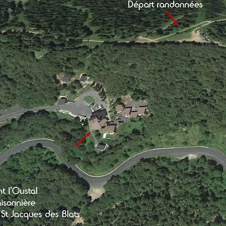 Chalet, 8 Personnes - L'oustal 아파트 Saint-Jacques-des-Blats